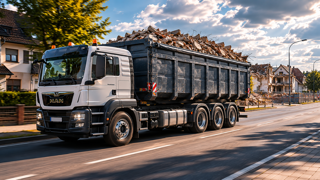 Entrümpelung Berlin – LKW im Einsatz