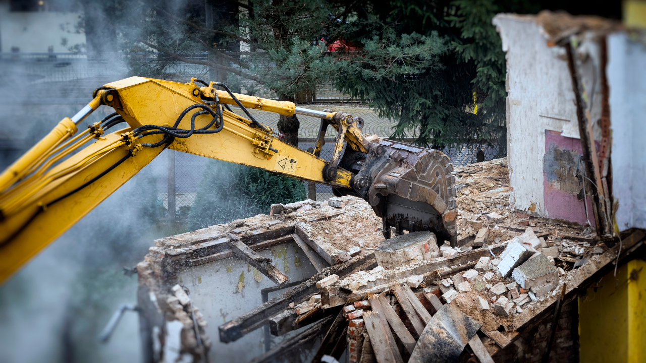 Abriss Berlin – Materialtransport